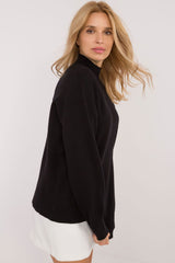 Oversized Sweater | Acrylic Knit | High Neck & Relaxed Fit