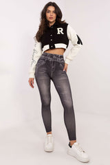 High-Waisted Denim Jeggings | Stretchy & Sleek | Perfect for Everyday Casual Wear