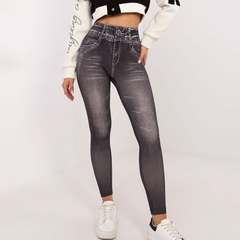 High-Waisted Denim Jeggings | Stretchy & Sleek | Perfect for Everyday Casual Wear